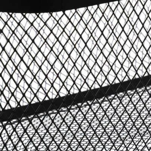 Černý kovový úložný koš s dřevěnou rukojetí do kuchyně 5five