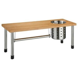 Kuchyňský organizér bambusová police