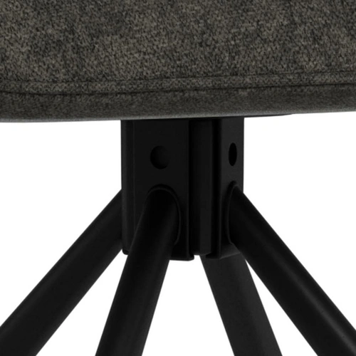 Otočná čalouněná židle Graham Actona šedá do jídelny a obýváku