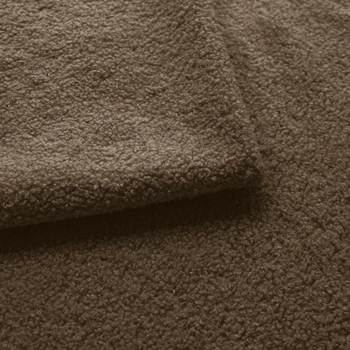 Rohová rozkládací sedačka Hobro hnědá pravá do obýváku moderní s úložným prostorem