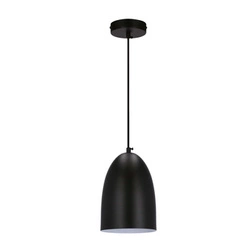 Icaro závěsná lampa černá 1x40W E27 stínidlo černé