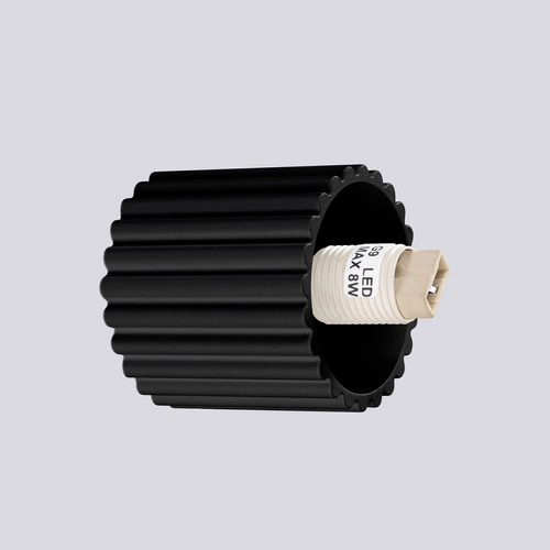 Nástěnné svítidlo HALO černé moderní IP44 do koupelny, obýváku a ložnice SOLLUX LIGHTING