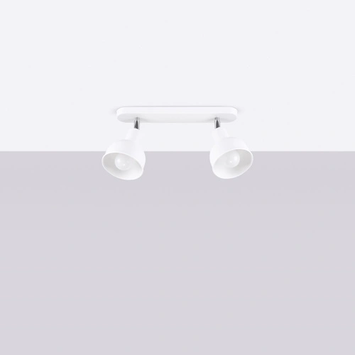 Stropní svítidlo ELBA 2 bílý kovový loftový do obýváku a ložnice SOLLUX LIGHTING