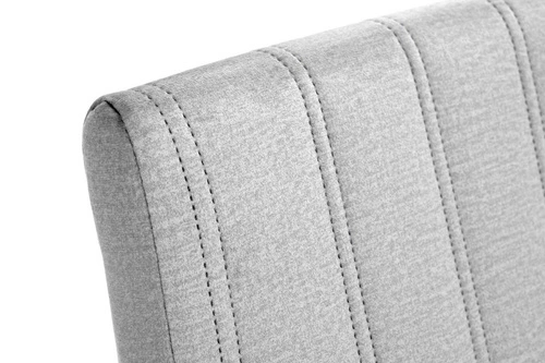 Čalouněná židle Arizona šedá do jídelny a obýváku moderní dřevěná s opěrkou Intesi