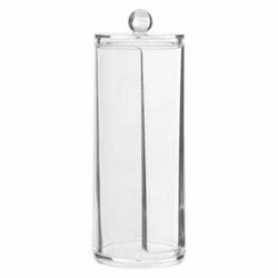 Transparentní organizér na vatové tampony Selena koupelnová dóza 20 cm 5five simply smart