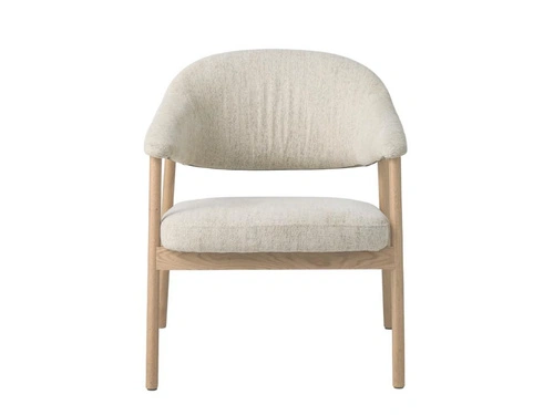 Křeslo do obýváku Elk Harmony 110 skandinávské bělený dub pískový