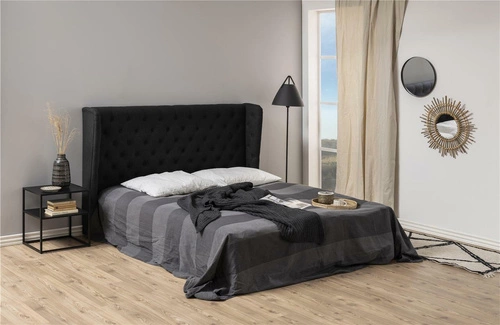 Noční stolek s policí Newton černý