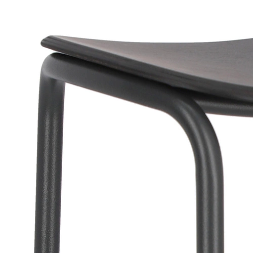 Moderní černá dřevěná barová židle Trick do kuchyně a jídelny 65 cm SCAB Design