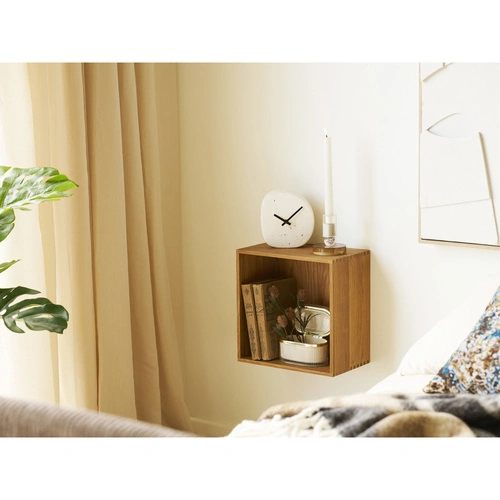 House Nordic Linz bílý moderní tichý stolní hodiny do obýváku