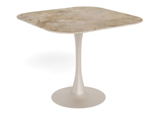 Jídelní stůl Malta Actona čtvercový moderní hnědá keramika 90x90