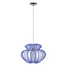 Závěsná lampa Imperia 1x60W E27 450x330 malá modrá