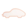 Dětská noční LED lampička Car růžová moderní dekorativní do pokoje