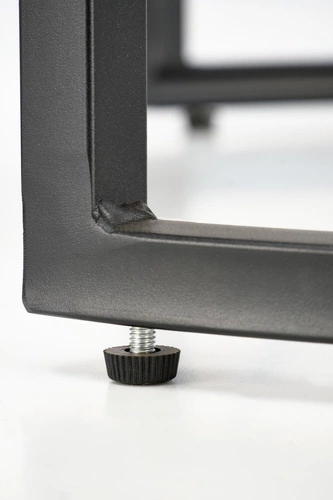 Sada 2 kulatých konferenčních stolků Dariam černý mramor moderní do obýváku Intesi