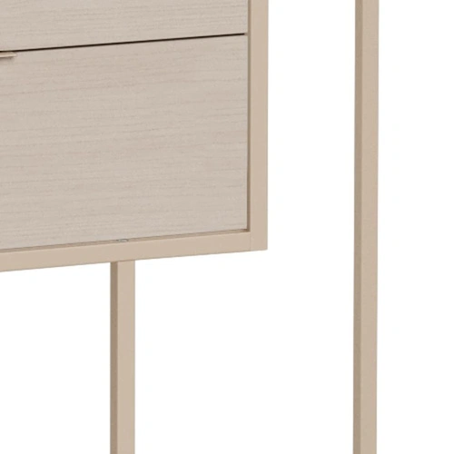 Knihovna Seaford II loftová s 2 zásuvkami béžová Actona