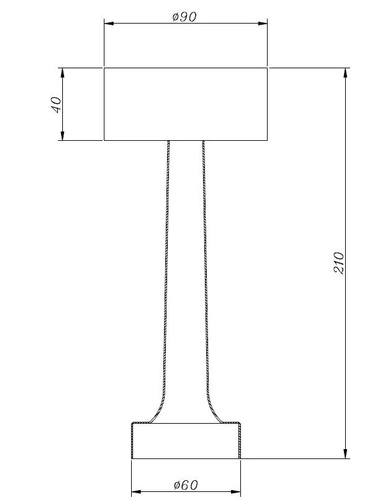 Dotyková LED noční lampička TAVOLO A Step into Design zlatá moderní do ložnice 21 cm