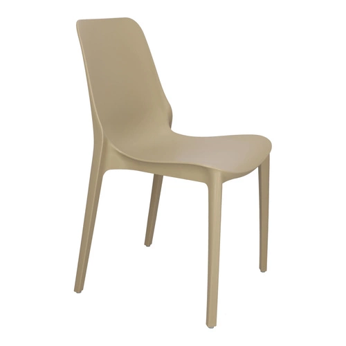 Zahradní židle Ginevra SCAB Design šedá moderní plastová stohovatelná na zahradu