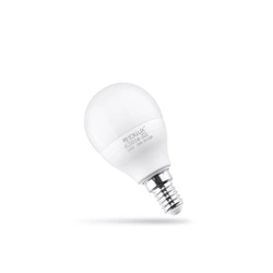 LED žárovka E14 7,5W teplá bílá 3000K pro noční lampičku Sollux moderní skleněná