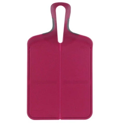 Flexibilní plastové kuchyňské prkénko Intesi bordó na krájení zeleniny a ovoce do myčky