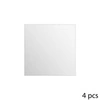 Sada 4 samolepicích čtvercových zrcadel 20x20 cm do předsíně 5five