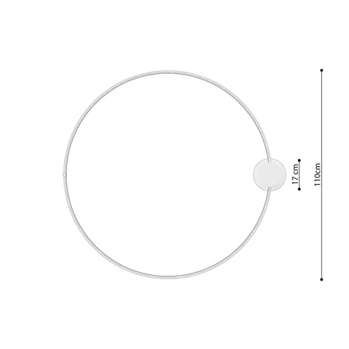 Stropní LED svítidlo RIO 110 zlaté moderní kulaté do obýváku a ložnice Thoro