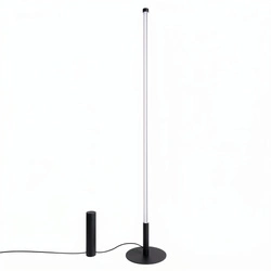 Stojací lampa do obývacího pokoje TRANG černá moderní LED 150 cm