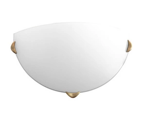 Stropní svítidlo Sara CANDELLUX skleněné bílo-zlaté 30 cm do obýváku nebo kuchyně