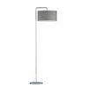 Podlahová lampa BOLIVIA stříbrná šedá