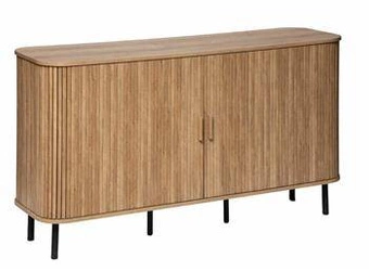 Komoda Colva 140 cm přírodní na vysokých nohách do obýváku moderní prostorná Atmosphera