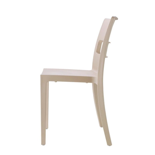 Zahradní stohovatelná židle Sai béžová plastová SCAB Design snadné čištění