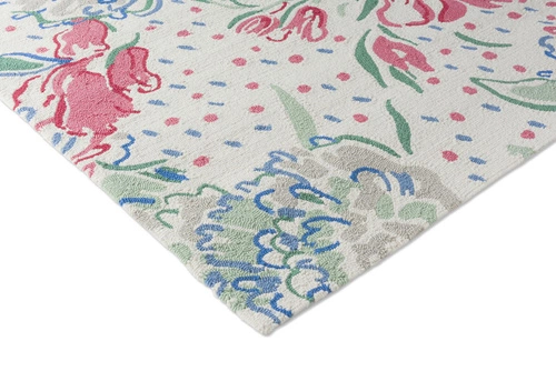 Venkovní koberec na zahradu a terasu Lilith 160x230 barevný květinový snadno čistitelný Laura Ashley