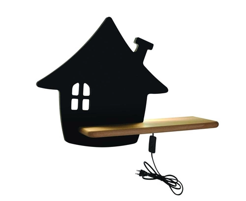 Nástěnné svítidlo 4W LED 4000K kp iq kids s kabelem černé