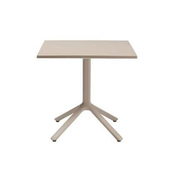 Čtvercový stůl do kuchyně a jídelny Eco 70x70 cm béžový moderní pro zahradu SCAB Design