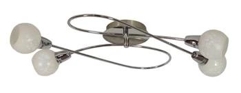 Stropní svítidlo Avila stropní svítidlo 4x40W E14 satin