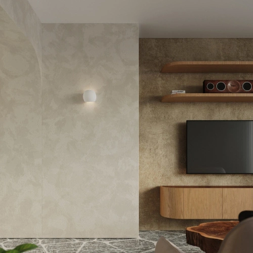 Keramická nástěnná lampa GLOBE bílá moderní do obýváku a ložnice Sollux Lighting