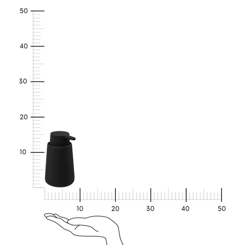 Dávkovač na mýdlo Colors černý