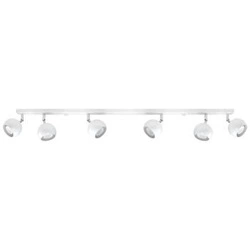 Moderní stropní svítidlo OCULARE 6L bílé kovové do obýváku, kuchyně nebo ložnice SOLLUX