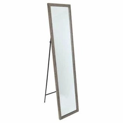 Stojací obdélníkové zrcadlo 125 cm černé moderní do předsíně 5five