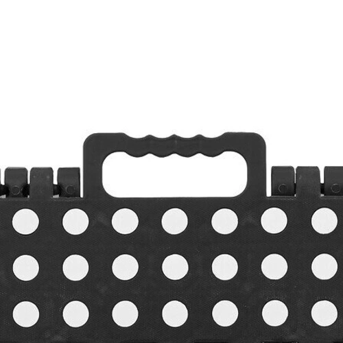 Skládací plastová stolička 22 cm černá 5five simply smart do kuchyně a koupelny