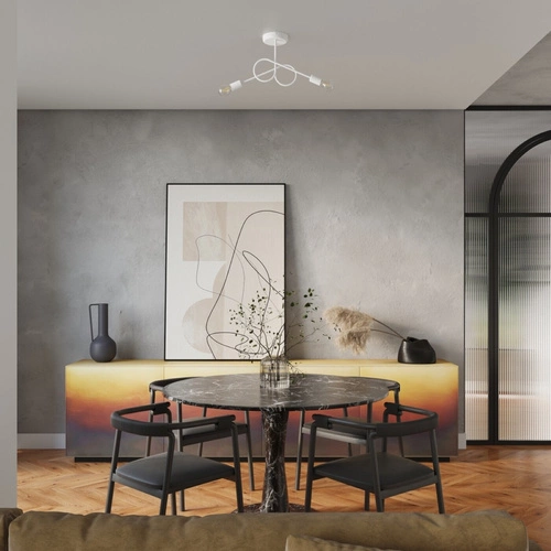 Lustra LOOP 2 bílý