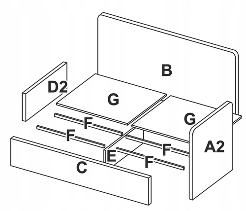 Jednolůžková čalouněná postel Holly 90x200 šedá sametová do dětského pokoje