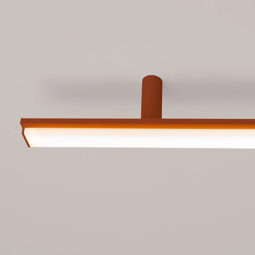 Stropní LED svítidlo LAGOM červené moderní do obýváku a kuchyně Thoro 3000K