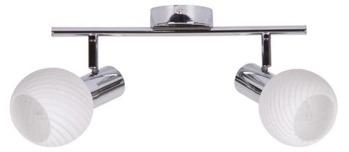 Stropní svítidlo Turno strip 2x40W E14 chrom