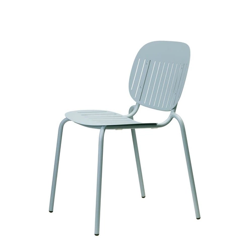 Zahradní kovová židle modrá SI-SI SCAB Design moderní stohovatelná na terasu