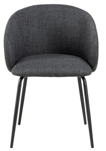 Čalouněná jídelní židle s područkami Eleanor Actona šedá moderní skandinávský styl