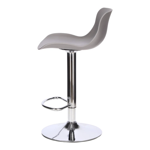 Barová židle Inge šedá/chromová Výprodej