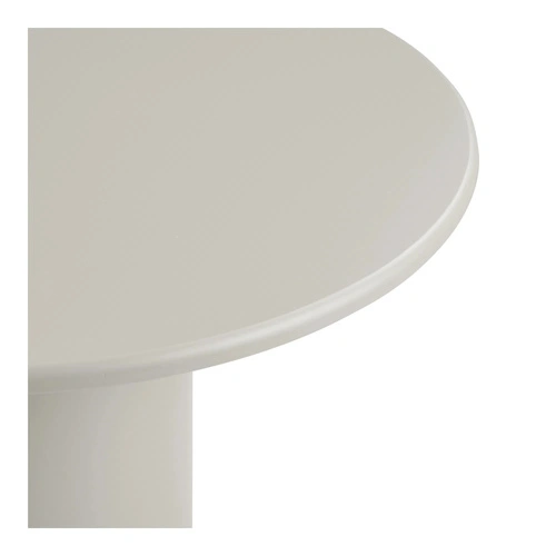 Kulatý stůl Nagano 120 cm béžový moderní do jídelny a obýváku