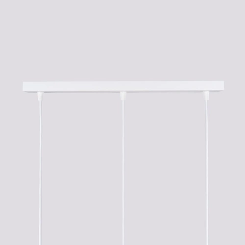 Závěsné svítidlo KARBON 3L bílé moderní nastavitelné do obýváku a nad stůl SOLLUX