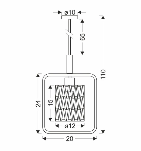 Závěsné svítidlo Crown černé 1x40W E27 stínidlo béžové barvy