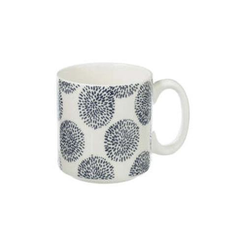 Sada 4 elegantních keramických hrnků Japan 260 ml šedá na kávu a čaj 5five