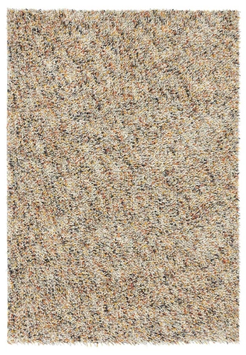 Vlněný koberec shaggy Shaggy Dots 170x240 oranžovo-žlutý moderní do obýváku Carpets&More